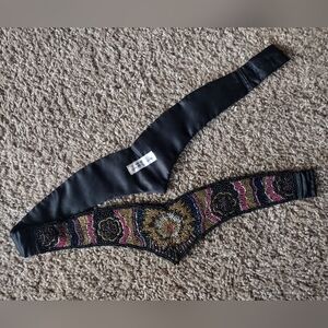 Vintage Art Deco Floral Beaded Belt